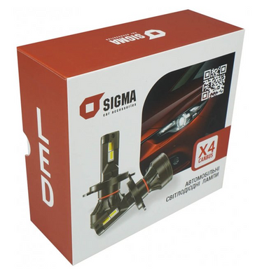 Світлодіодні автолампи Sigma X4 55W H9 CSP