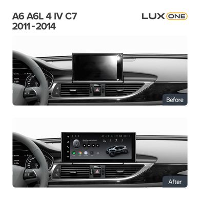 Штатна магнітола Teyes LUX ONE 6+128 Gb Audi A6 A6L C7 2011-2014