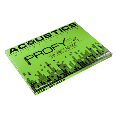 Шумоізоляція Acoustics Profy 1,8мм 370х500