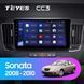 Штатна магнітола Teyes CC3 2K 6+128 Gb Hyundai SONATA Automatic 2009 9"