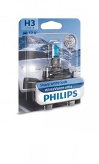 Галогенная лампа Philips 12336WVUB1 H3 55W 12V WhiteVision ultra +60% (3900K) B1