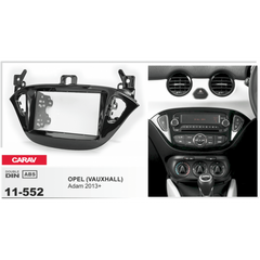 Рамка перехідна Carav 11-552 Opel Adam 2013+/Corsa 2015-> (black)
