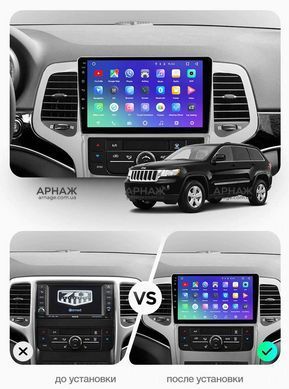 Штатна магнітола Teyes CC3 2K 4+64 Gb Jeep Grand Cherokee WK2 2010-2013 9"