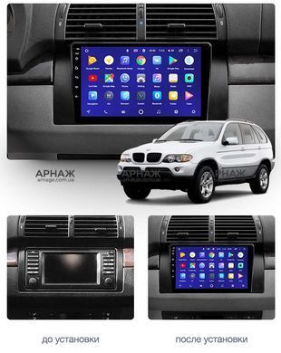 Штатна магнітола Teyes CC3 2K 4+32 Gb BMW X5 E39 E53 1999 - 2006 (maximum equipment) 9" (L2)