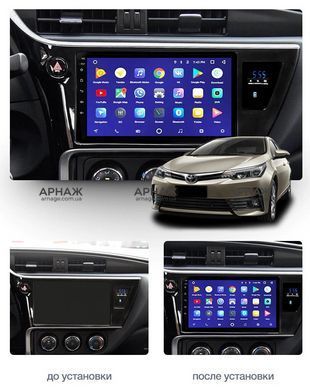 Штатна магнітола Teyes CC3 2K 6+128 Gb Toyota Corolla 11 2017-2018 (A) 9"