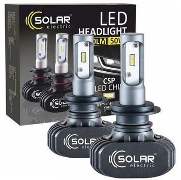 Светодиодные автолампы Solar LED SOLAR H7 12/24V 6000K 4000Lm 50W