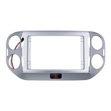 Комплект рамка+проводка QIV Volkswagen Tiguan 1 NF 2006-2017 Golf Plus 2005-2014 (F1) (W2) 10"