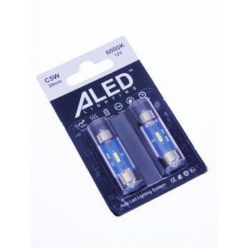 Габарит LED ALed C5W 39мм Canbus Festoon white (2шт)