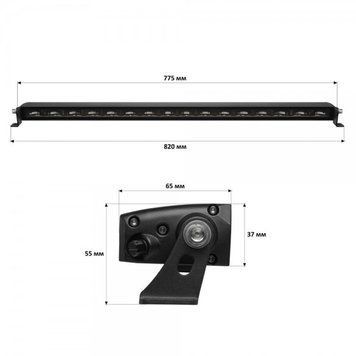 LED автолампы StarLight 160watt 10-30V IP68 (SL47-160W)