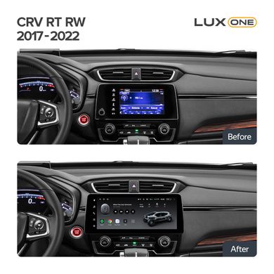 Штатна магнітола Teyes LUX ONE 4+32 Gb Honda CR-V CR-V 5 RT RW 2017-2022 12.3"