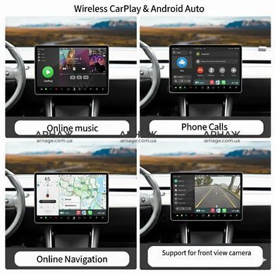 Бездротовий CarPlay та AndroidAuto для Tesla Model 3 2019-2024 Intel