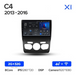 Штатна магнітола Teyes X1 2+32Gb Citroen C4 2 B7 (ZYJ)2013-2016 10"