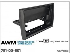 Перехідна рамка AWM 781-00-301 з 1 DIN на 9" універсальна