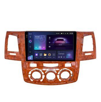Штатна магнітола Teyes CC3 2K 6+128 Gb Toyota Fortuner 1 AN50 AN60 HILUX Revo Vigo 2008-2014 brown 9"