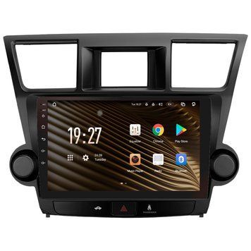 Штатна магнітола Sigma S10464 4+64 Gb 4G DSP Toyota Highlander 2 XU40 2007-2013 (F2) 10" (L1)