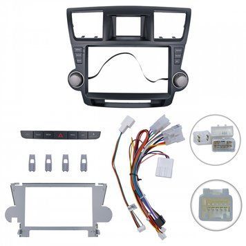 Комплект рамка+проводка QIV QBR-K 0497-36A Toyota Highlander 2 XU40 2008-2013 Kluger 2008-2014 (K4)