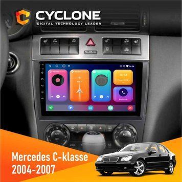 Штатная магнитола CYCLONE Mercedes-Benz C-Class (W203) 2004-2007 AMP C9 CPL 2/32