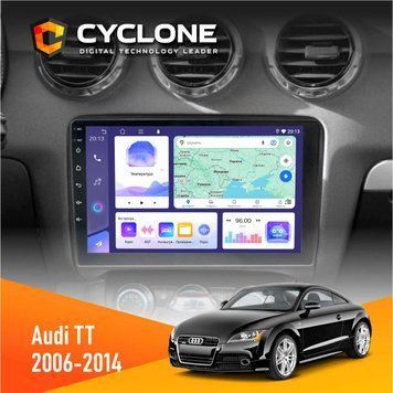 Штатна магнітола CYCLONE Audi TT 2006-2014 C9-011 4/64. DSP