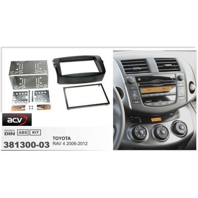 Рамка перехідна ACV 381300-03 Toyota RAV4 (EU Version) 2006- (kit)