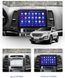 Штатна магнітола Teyes CC3 2K 4+32 Gb Hyundai Santa Fe 2 2006-2012 9"