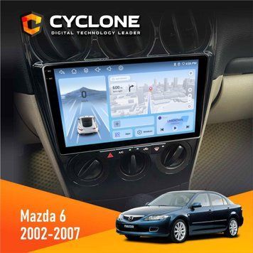 Штатная магнитола CYCLONE Mazda 6 2002-2007 C9-012 4/64 DSP 4G