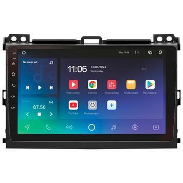 Штатна магнітола Sigma PRO 9432 4+32 Gb 4G DSP Toyota Land Cruiser Prado 120 3 III For Lexus GX470 GX 470 J120 2002-2009 (F1) (B) 9"
