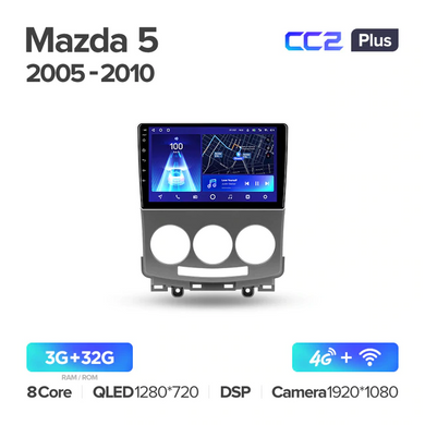 Teyes CC2 Plus 3GB+32GB 4G+WiFi Mazda 5 (2005-2010)