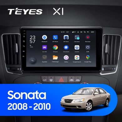 Штатная магнитола Teyes X1 2+32Gb Wi-Fi Hyundai SONATA Automatic 2009 9"