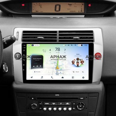 Штатна магнітола Teyes CC4L 6+64 Gb Citroen C4 LA LC C-Triomphe C-Quatre 2004-2014 9"