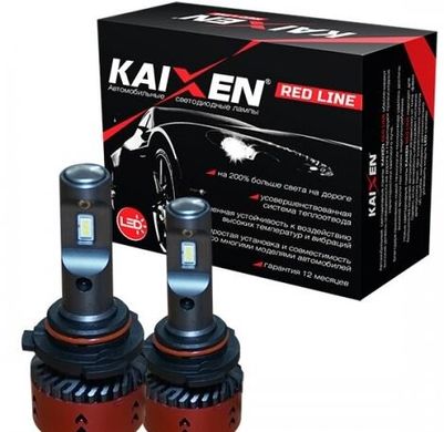 Светодиодные автолампы Kaixen RedLine HB4 (9006) 6000K 35W